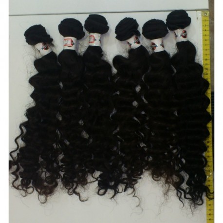 50 cm Cosido Rizado Deep Wave