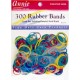 Colored Rubber Bands (Gomas 300ud/pack) Diferentes Colores